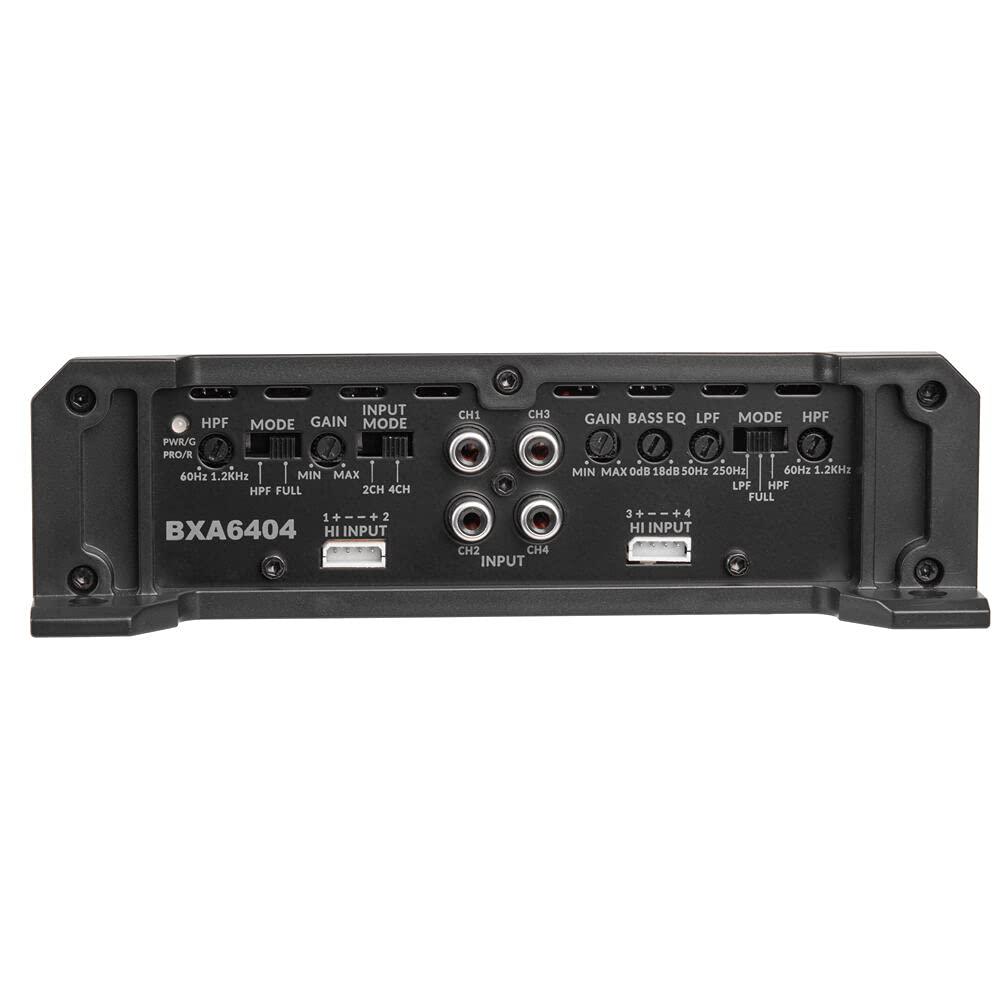 BELVA Belva BXA6404 640W Peak BX-Series 2-Ohm Stable Class-A/B 4-Channel Car Audio MOSFET Amplifier
