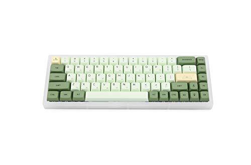 KPREPUBLIC XDA V2 Matcha Green Tea Dye Sub Keycap Set Thick PBT for Keyboard gh60 Poker 87 tkl 104 ansi xd64 bm60 xd68 xd84 xd96 Janpanese (Matcha Set KR x1)