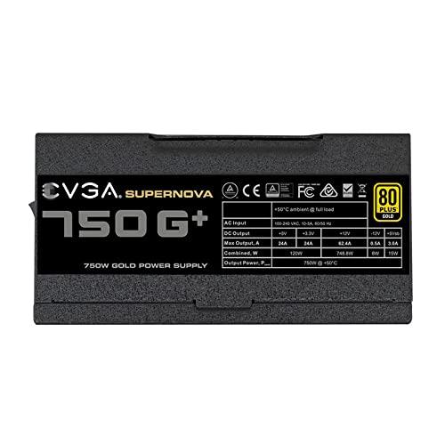 NovaEluc PSU for EVGA Full Module 80PLUS Gold Game Mute Power Supply 750W/650W Power Supply 750G+ 650G+