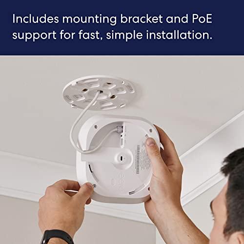 eero Amazon eero PoE Gateway and 3 eero PoE 6, ceiling/wall-mountable dual-band Wi-Fi 6 access point