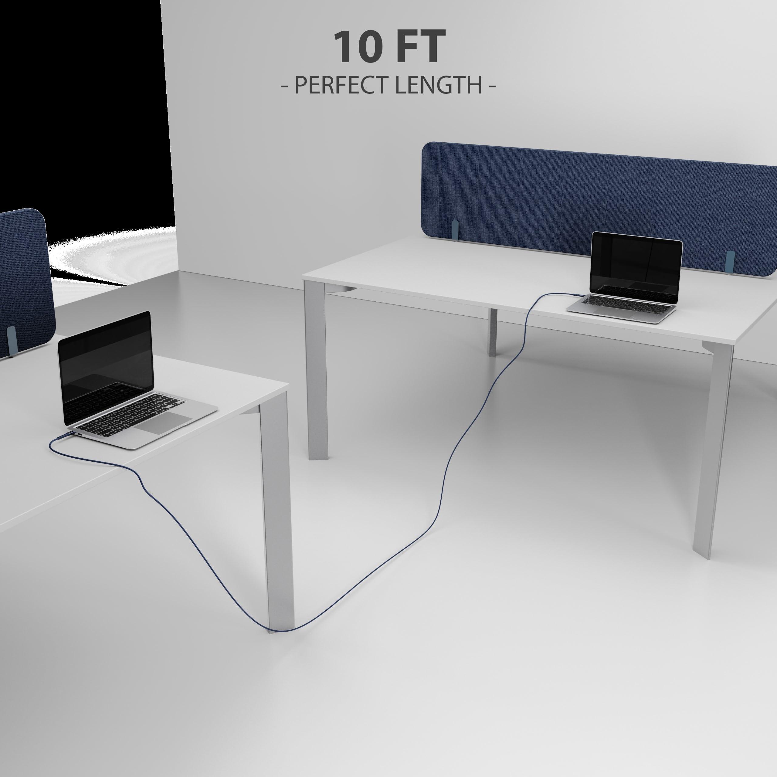 Nautica Nautica Lightning to USB-A Cable, Fast Charge Support, 12W Output Power, Durable Braided Cable 4 ft, Compatible with iPhone, iPad, iPod (Navy)