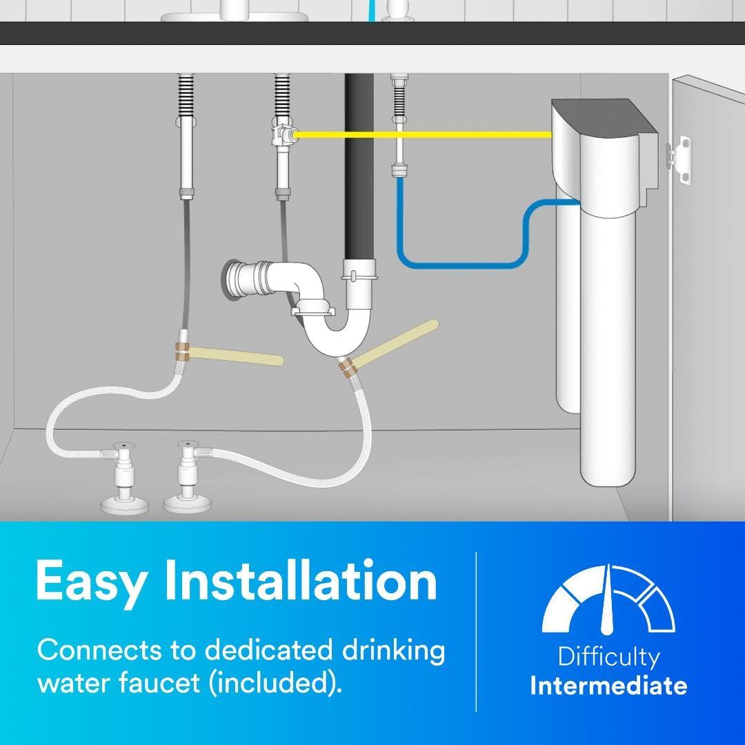 3M Aqua-Pure 3M Aqua-Pure DWS1000 Under Sink Water Filter System