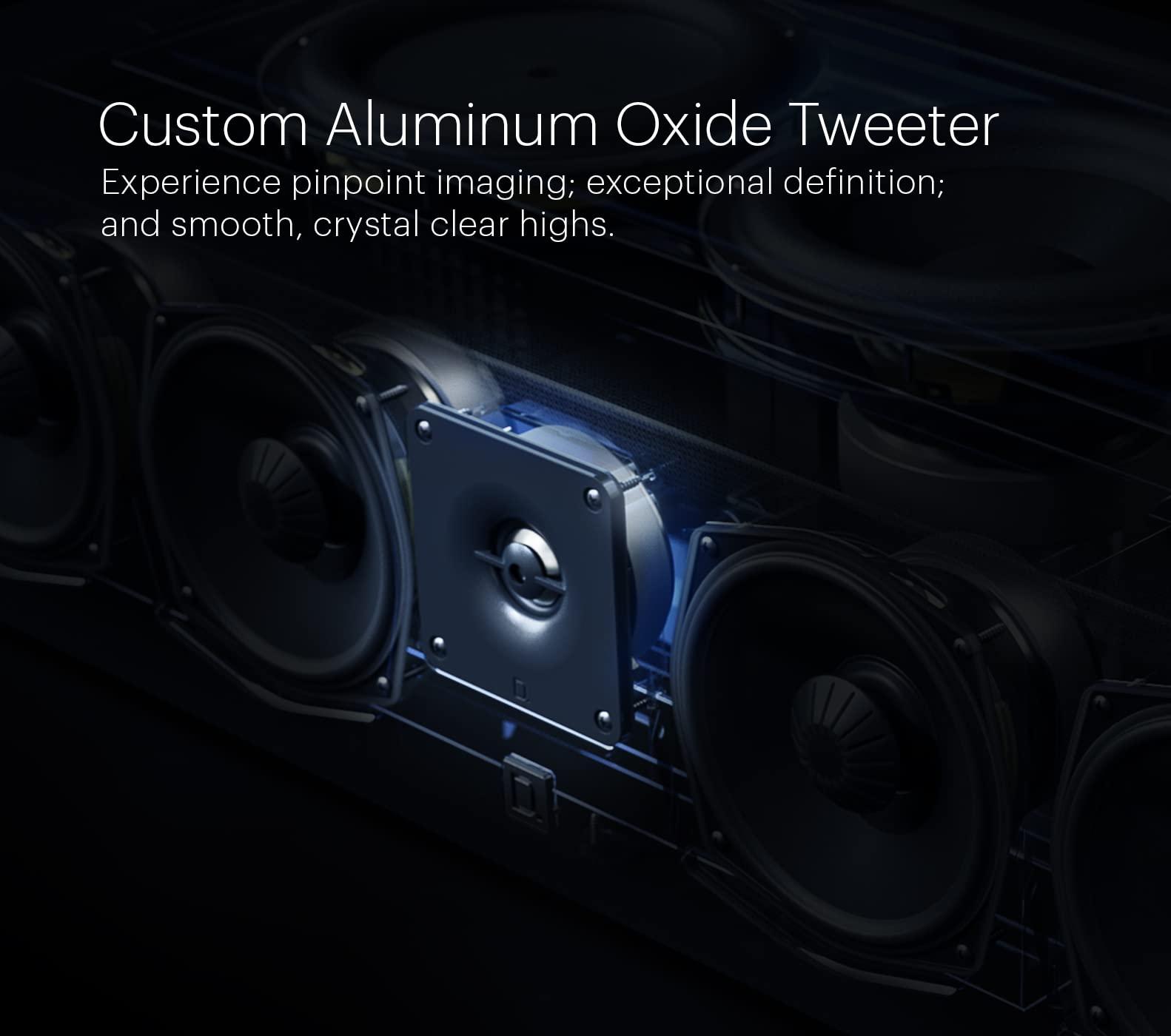 Definitive Technology Definitive Technology Dymension DM30 Flagship Center Channel Speaker, 5-Driver Array - (4) 4" Midrange Woofers & (1) 1" Tweeter, for Dymension Series Speakers, Immersive Home Theater Audio, Black