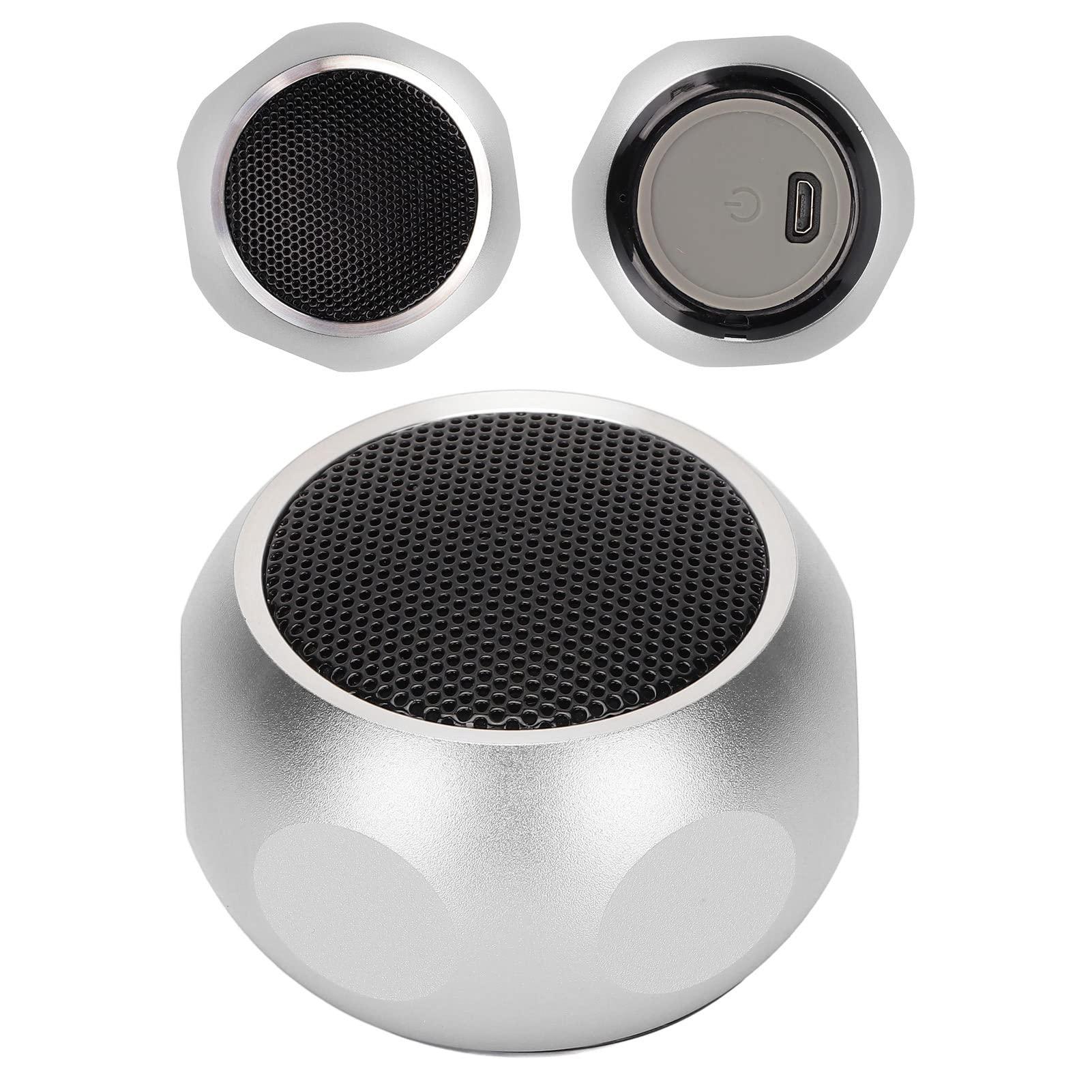 Wisoqu Speaker, 5.0 4W Aluminum Alloy Mini Portable Outdoor Speaker Cute Delicate Speaker for Shower Bike Car Travel, with Lanyard (#4)