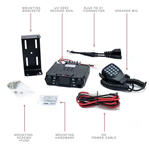 BTECH BTECH UV-50X2 (Second Gen.) Mobile 50 Watt Dual Band Base, Mobile Radio: VHF, UHF Amateur (Ham)