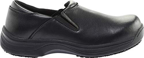 Genuine Grip GENUINE GRIP 470-5.5W Loafer Shoe,5-1/2,Wide,Black,Plain,PR