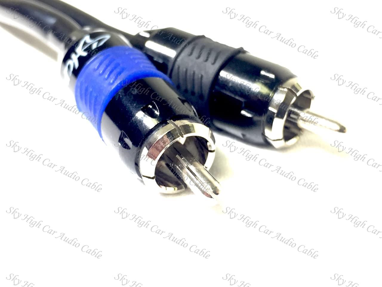 Sky High Car Audio Sky High Car Audio Premium 2-Channel RCA Cable - 20ft