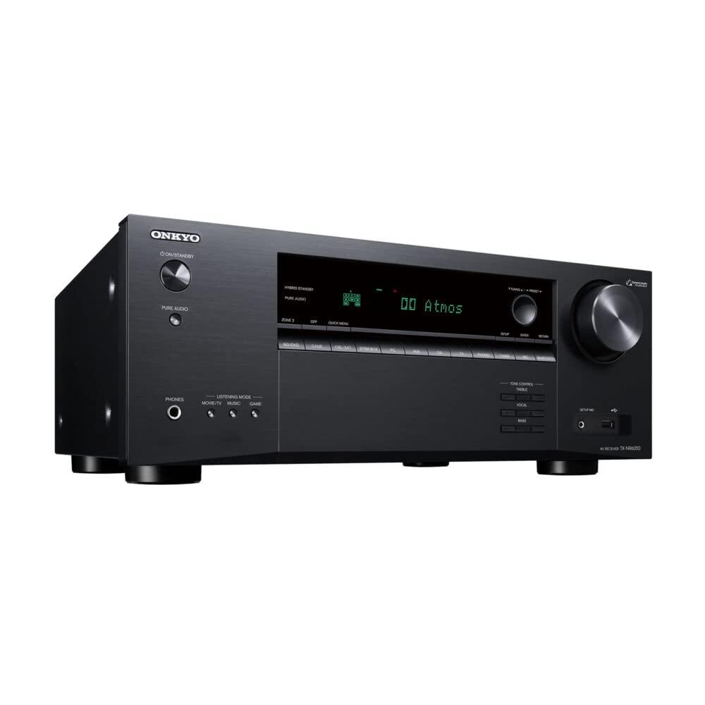 Onkyo Onkyo TX-NR6050 7.2-Channel Network Home Theater Smart AV Receiver 8K/60, 4K/120Hz