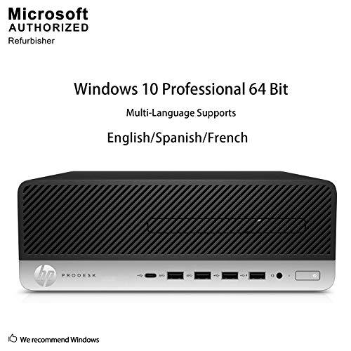 HP HP ProDesk 600 G3 Small Form Factor Business Desktop PC Computer - Intel i5-7500 - 8GB Memory - 256GB SSD - DVDRW - Windows 10 PRO 64-Bit (Renewed)