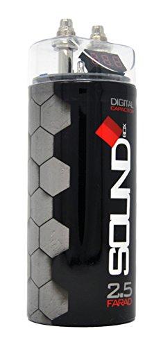 SoundBox SoundBox SCAP2D, 2.5 Farad Digital Capacitor for Car Audio - 2500 Watts
