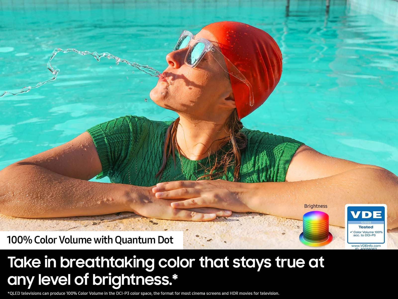 SAMSUNG SAMSUNG 32-Inch Class QLED 4K Q60D Series Quantum HDR Smart TV w/Object Tracking Sound Lite, Motion Xcelerator, Slim Design, Gaming Hub, Alexa Built-in (QN32Q60D, 2024 Model)