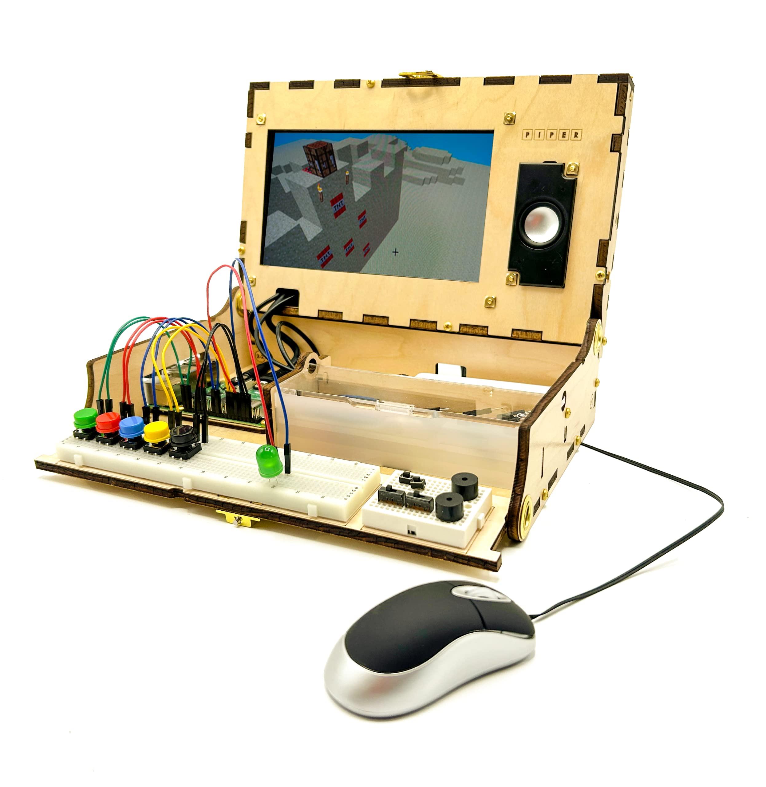 Piper Piper Computer Kit: Award-Winning Build-A-Computer Age 8+ STEAM Learning, with Raspberry Pi, Drag-n-Drop Coding, StoryMode, Games, Python, and Amazing Projects!