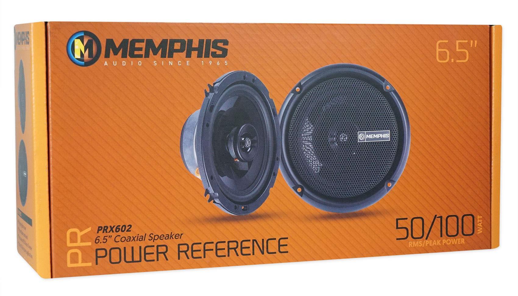 Memphis Memphis (4) Audio PRX602 6.5" 100 Watt Car Speakers w/PEI Dome Pivot Tweeters