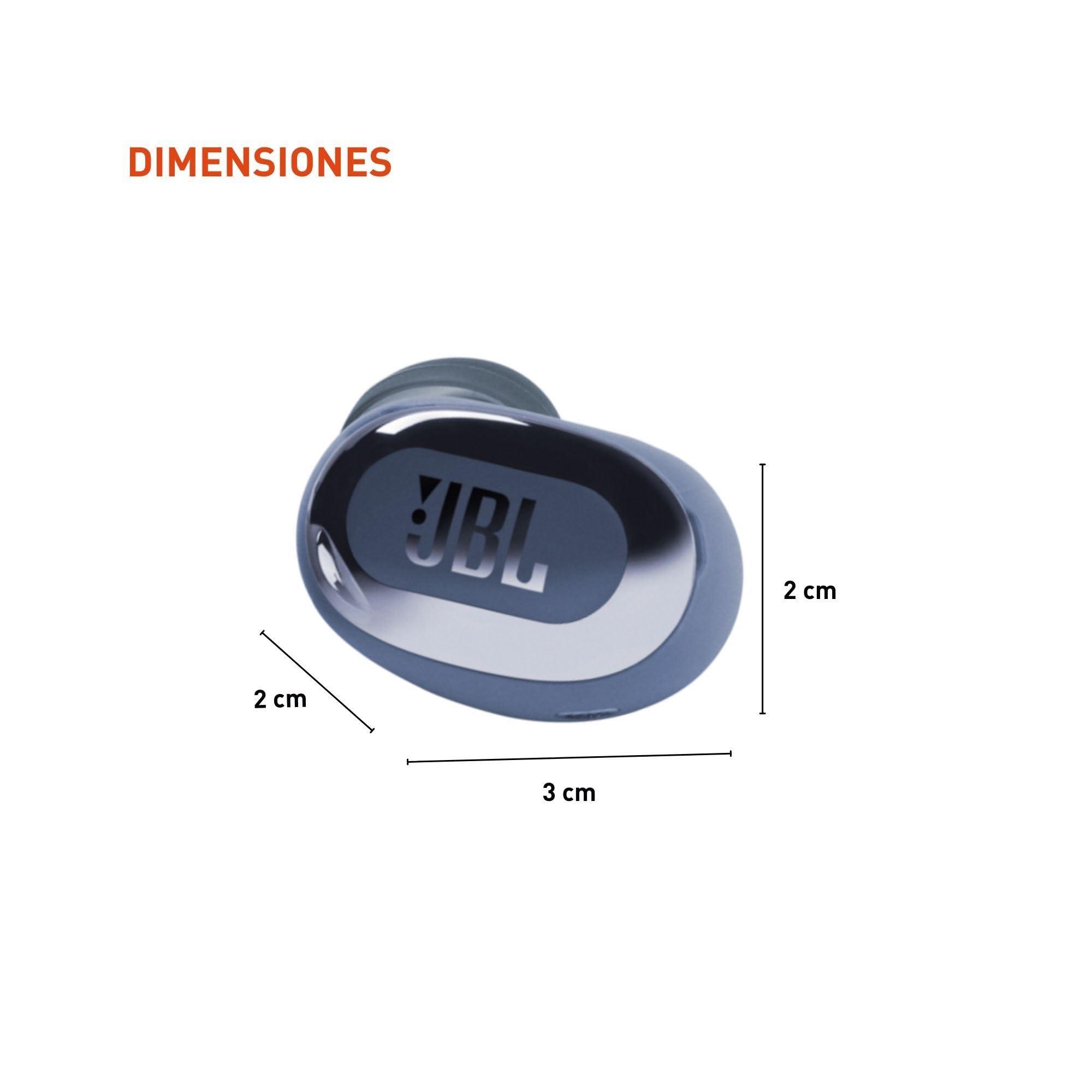 JBL JBL Live Free 2 - True Wireless Noise Cancelling Earbuds, Up to 35hrs of Playtime, 6 mics for Perfect Calls with Zero Noise, IPX5 Waterproof, Oval Tubes for Better Comfort, Isolation, & bass (Blue)