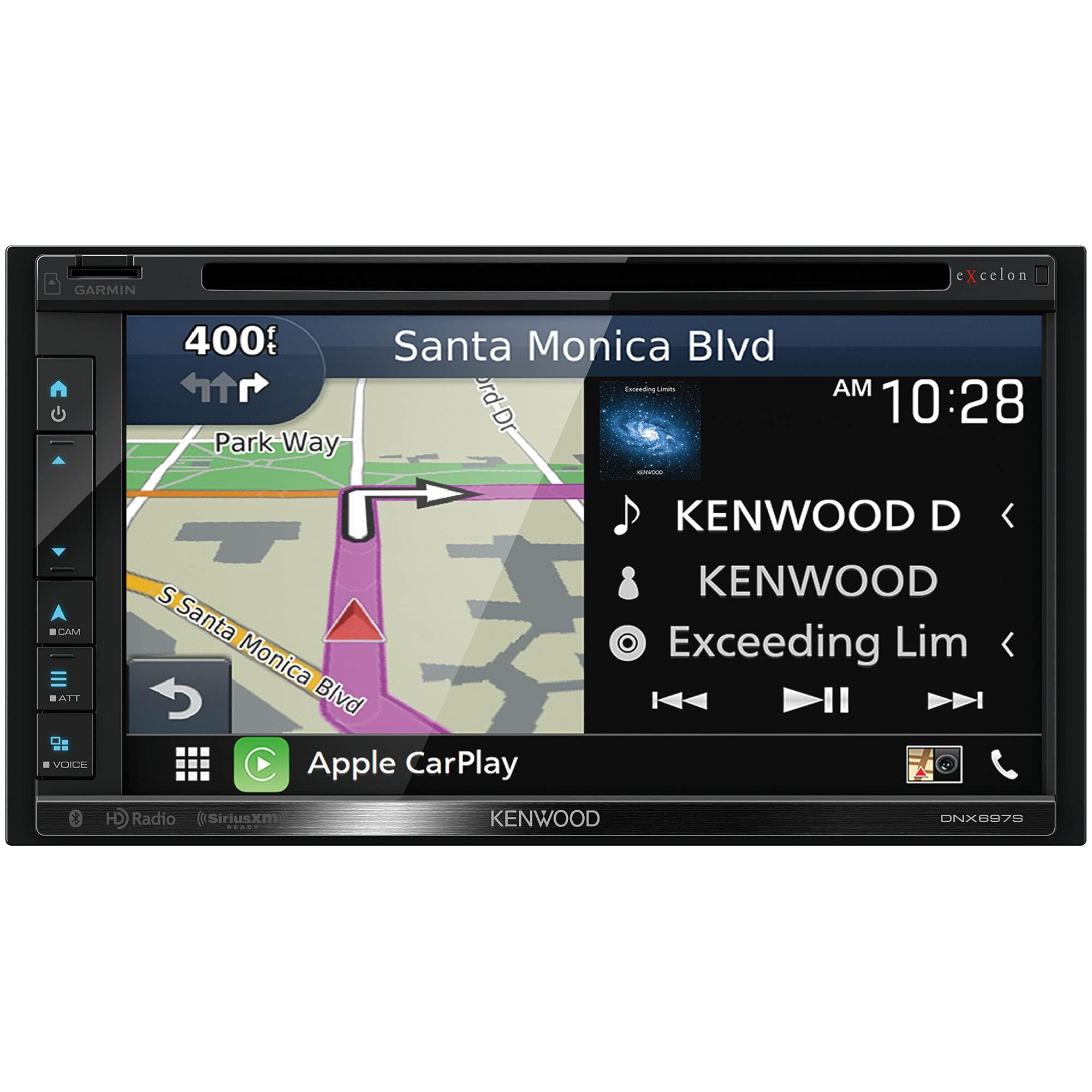Kenwood Kenwood DNX697S 6.8" CD/DVD Garmin Navigation Touchscreen Receiver w/Apple CarPlay and Android Auto