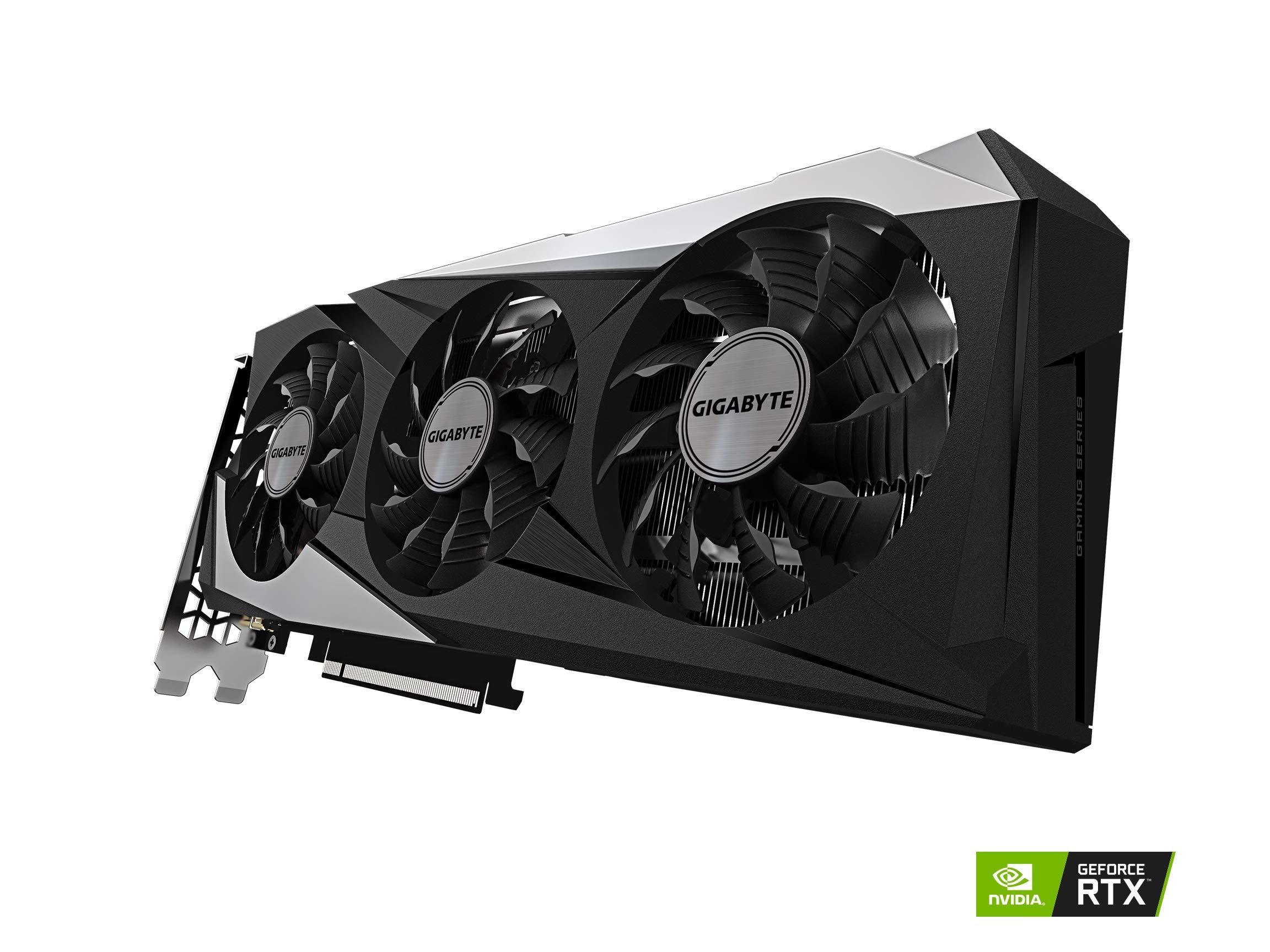GIGABYTE GIGABYTE GeForce RTX 3060 Gaming OC 12G Graphics Card, 3X WINDFORCE Fans, 12GB 192-bit GDDR6, GV-N3060GAMING OC-12GD Video Card