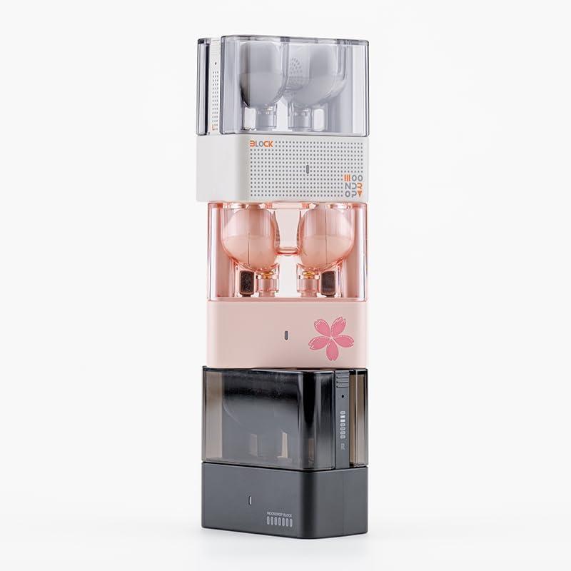 Moondrop Moondrop Block Semi in Ear Flath ead Earbuds True Wireless Earphones (White)