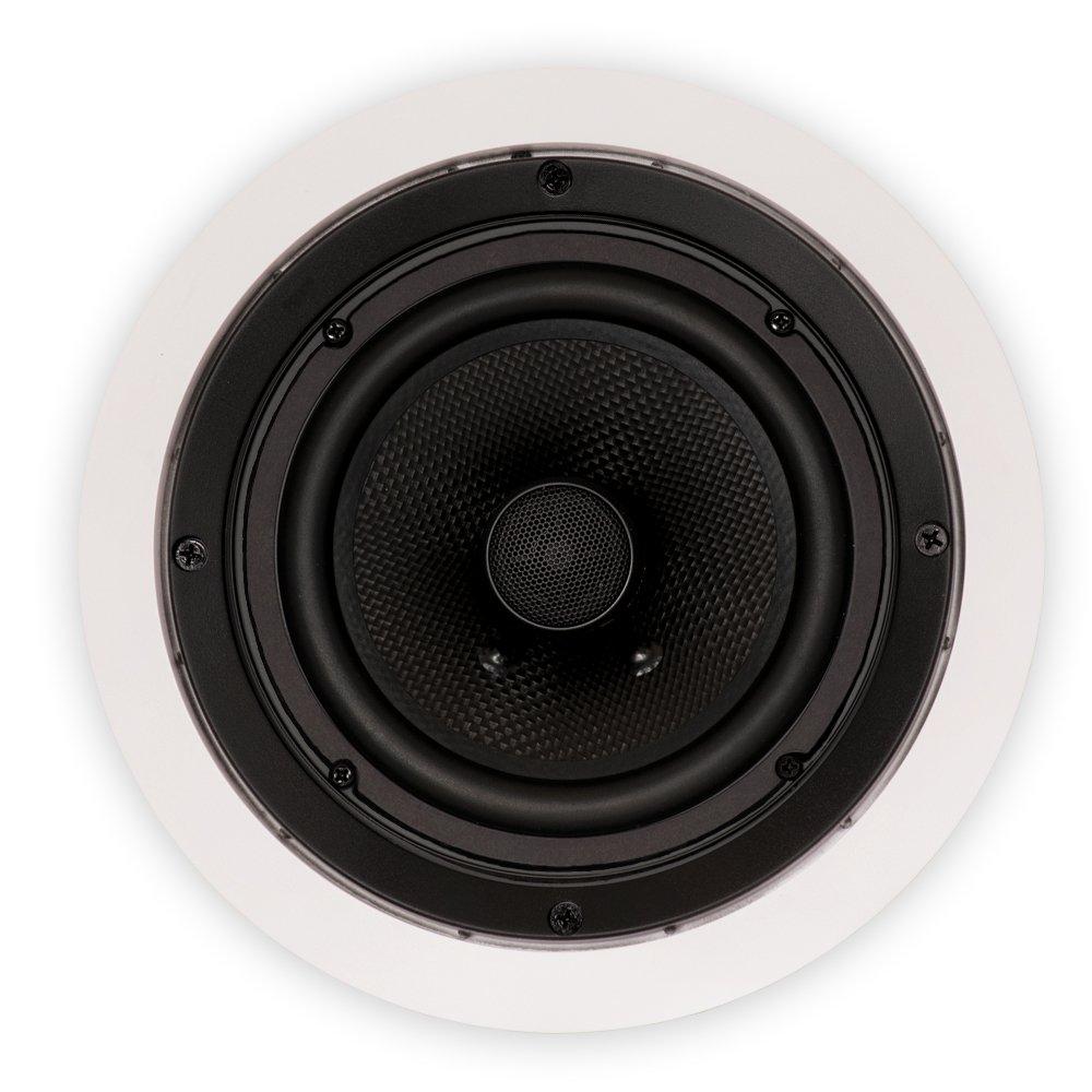 Theater Solutions TS65C Flush Mount In Ceiling Speakers with 6.5\" woofers Surround Sound Home Theater 10 Pair Pack