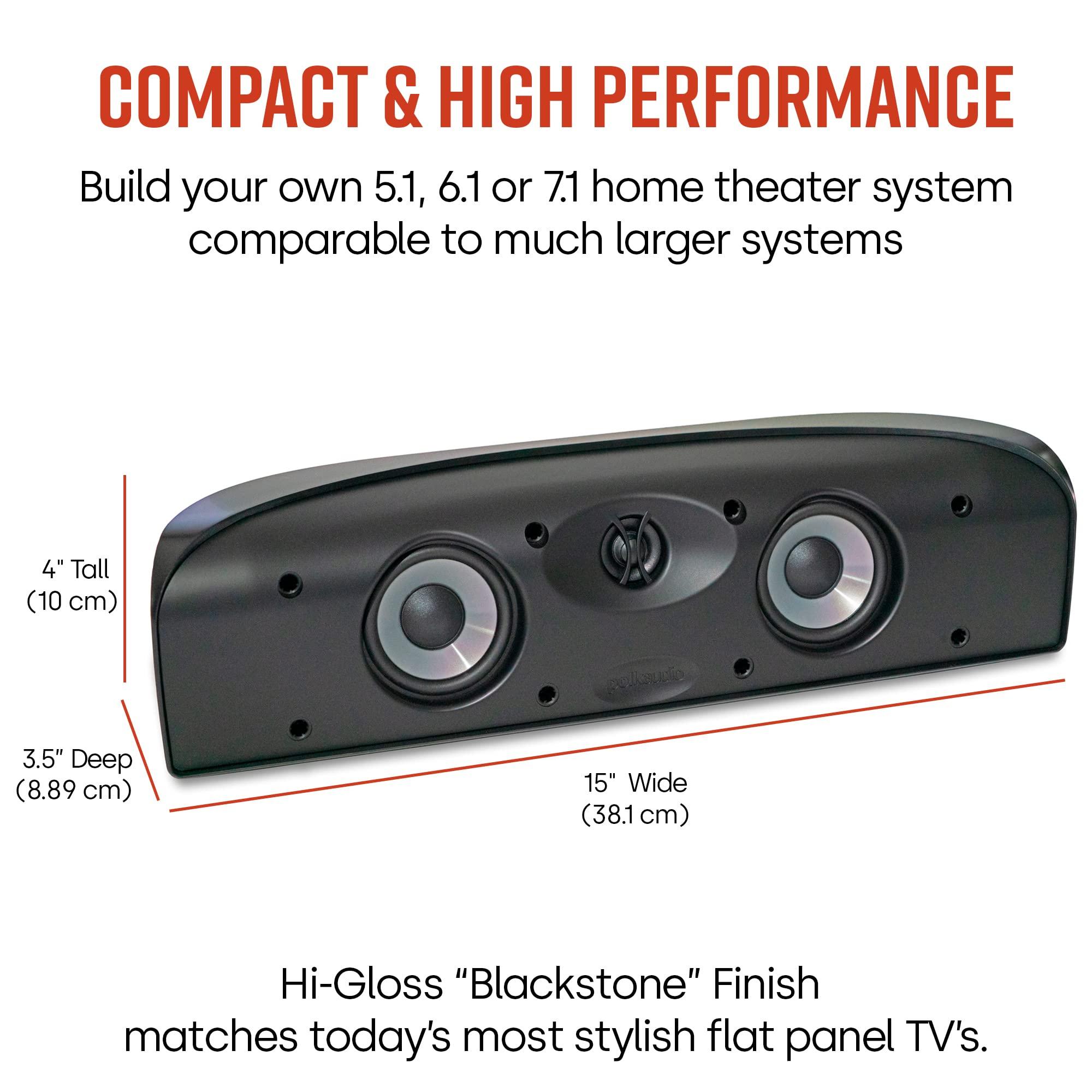 Polk Audio Polk Audio TL1 Speaker Center Channel (Each, Black)