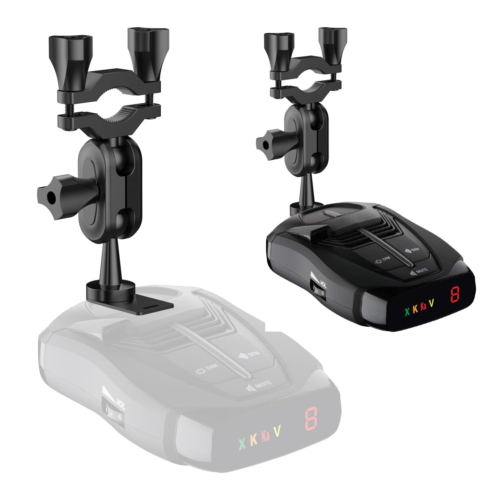 SDSACZMU Radar Detector Mount, Car Rearview Mirror Radar Detector Bracke, for Cobra iRadar ESD SPX RAD 480i 450 380 7800BT Radar Detector, Easy to Install
