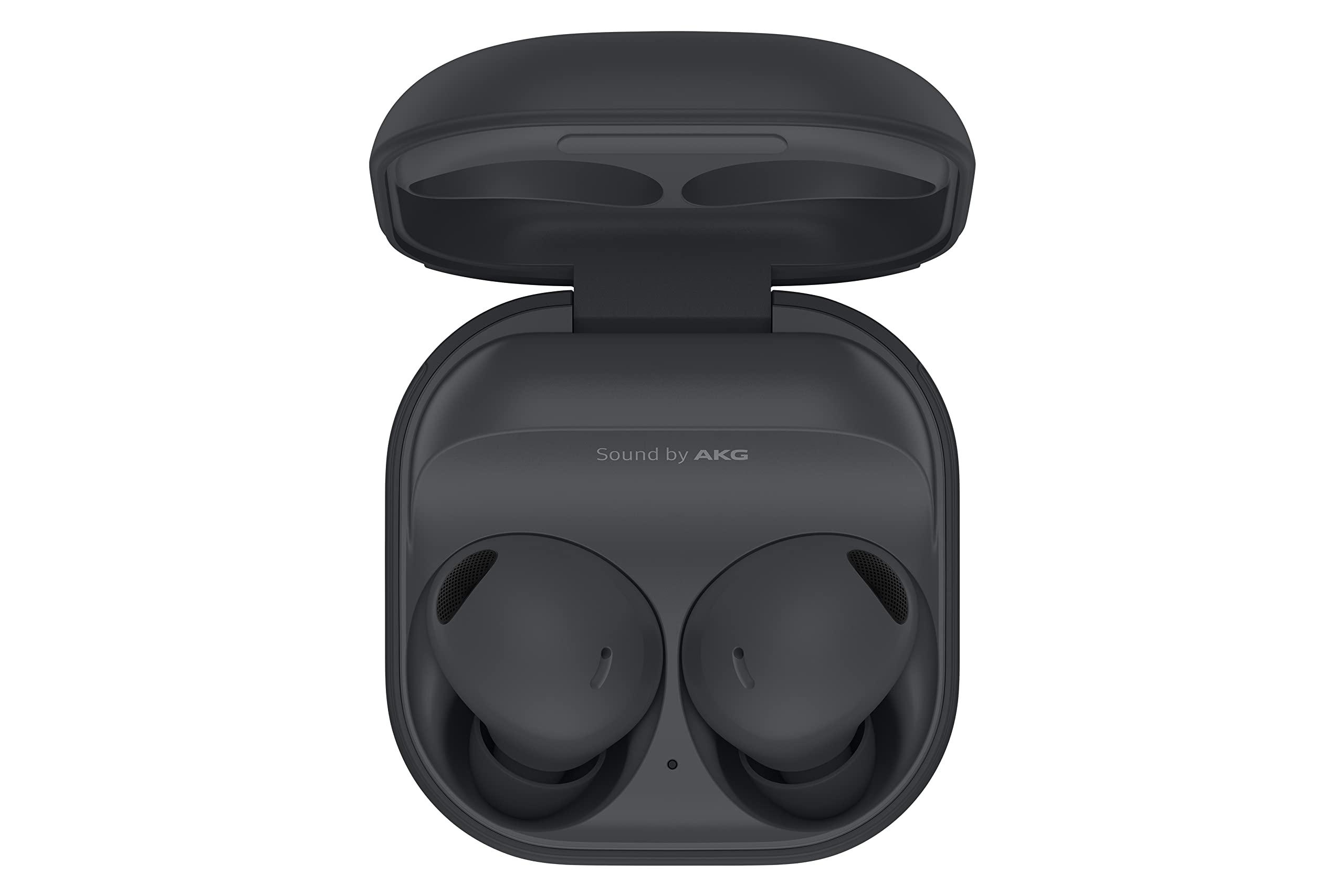 SAMSUNG SAMSUNG Galaxy Buds 2 Pro True Wireless Bluetooth Earbuds w/ Noise Cancelling, Hi-Fi Sound, 360 Audio, Comfort Ear Fit, HD Voice, Conversation Mode, IPX7 Water Resistant, Graphite (Renewed)