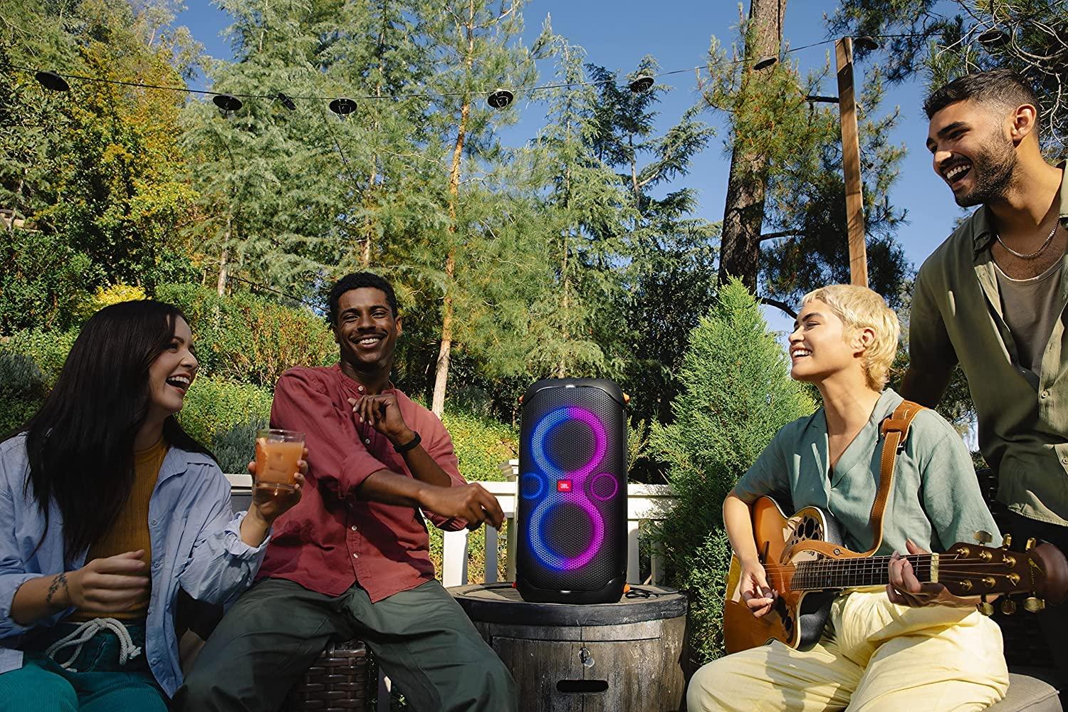 JBL JBL PartyBox 110 - Portable Party Speaker with Built-in Lights, Powerful Sound and deep bass, Black