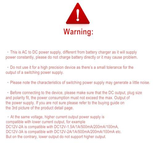 GuanTing Universal AC Adapter 15V 1A Power Supply 15W AC110V to DC15V Power Driver 15V 100mA~1000mA All Compatible with 8 DC Plug Tips adapters Charger Transformer AC-DC Adapter (DC15V~1A)