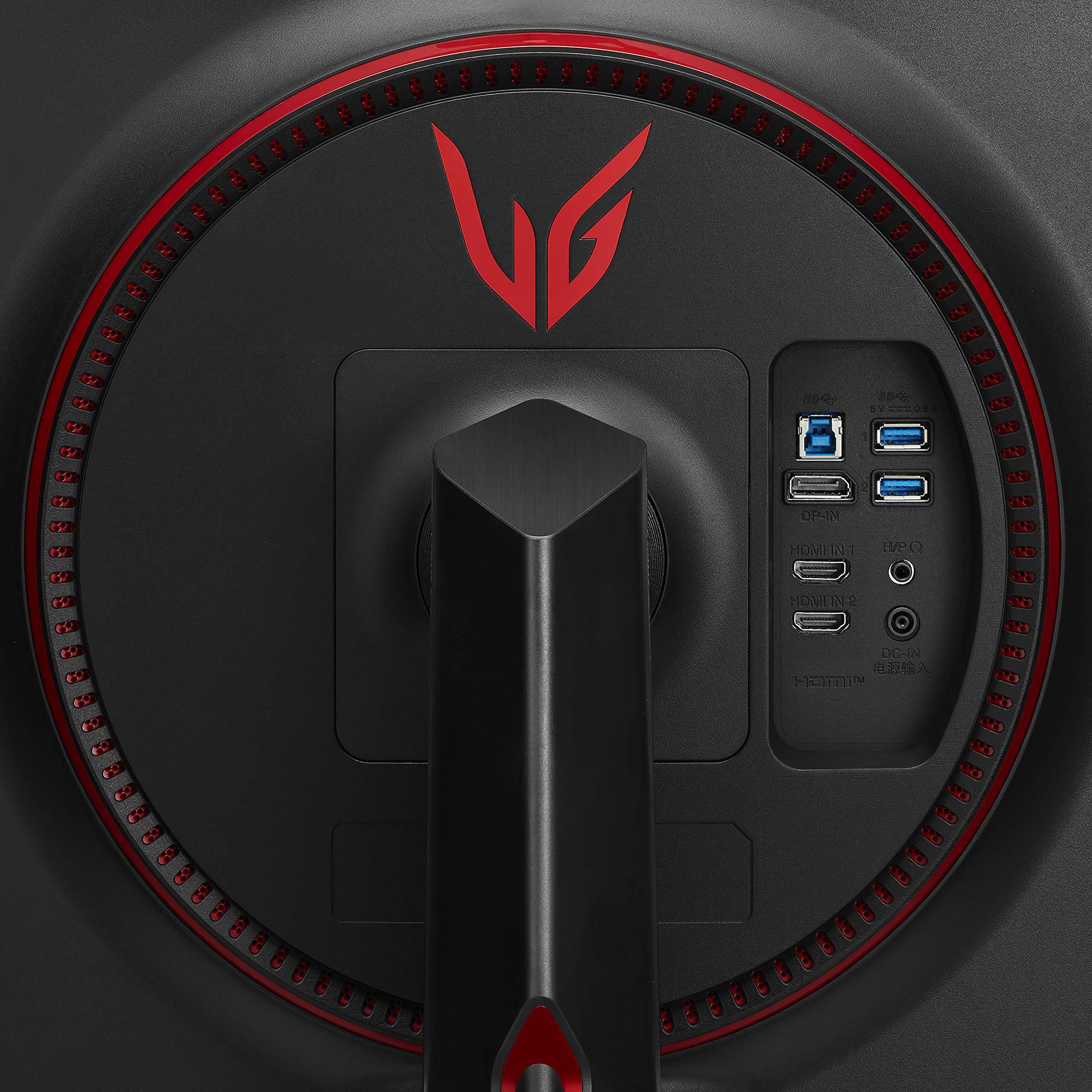 LG LG UltraGear QHD 34-Inch Curved Gaming Monitor 34GP83A-B, Nano IPS 1ms (GtG) with VESA DisplayHDR 400, NVIDIA G-SYNC, and AMD FreeSync Premium, 144Hz, Black