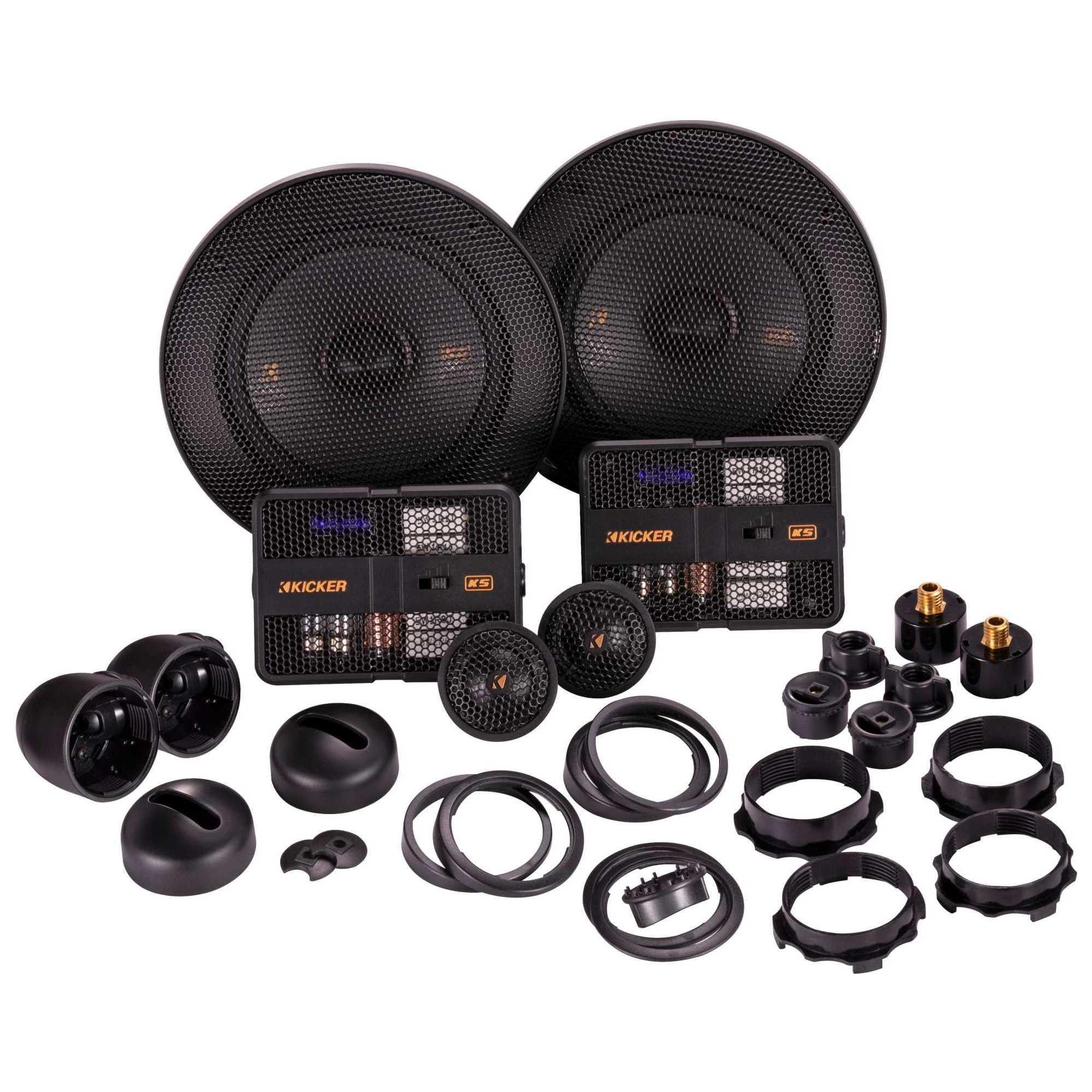 KICKER KICKER 51KSS504 KS-Series 5.25" Component System with 1" tweeters, 4-Ohm, Pair