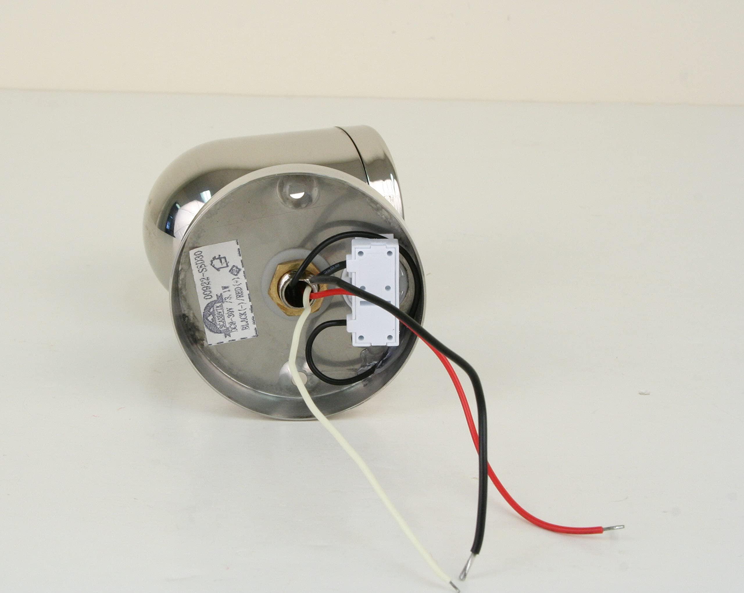 Boating Accessories Scandvik LED 304 Stainless Steel LED Reading Light - 8-30V