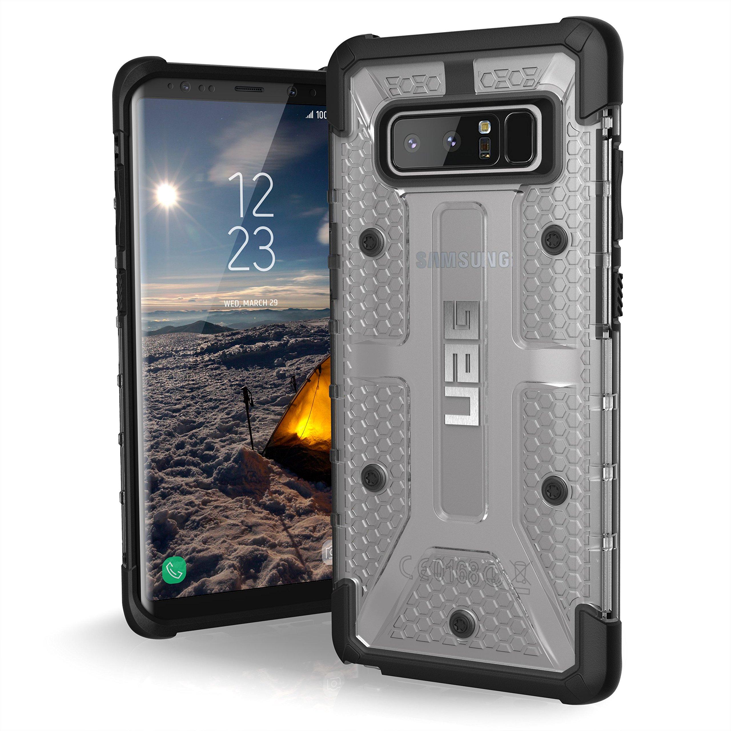 URBAN ARMOR GEAR URBAN ARMOR GEAR [UAG] Samsung Note 8 Plasma Feather-Light Rugged [Ice] Military Drop Tested Phone Case