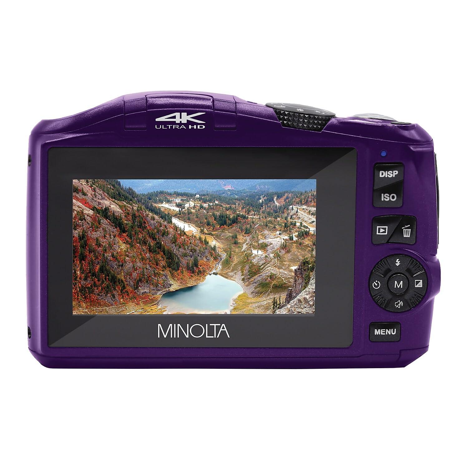 Minolta Minolta MND50 48 MP / 4K Ultra HD Digital Camera (Purple)