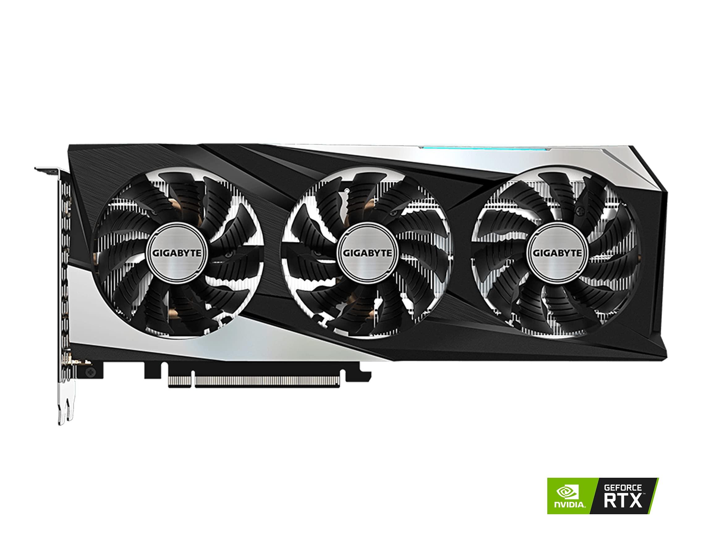 GIGABYTE GIGABYTE GeForce RTX 3060 Ti Gaming OC 8G (REV2.0) Graphics Card, 3X WINDFORCE Fans, LHR, 8GB 256-bit GDDR6, GV-N306TGAMING OC-8GD REV2.0 Video Card