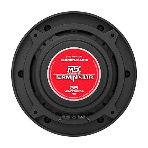 MTX MTX TERMINATOR5 35 Watt RMS 2 Way Polypropylene Coaxial Car Speakers