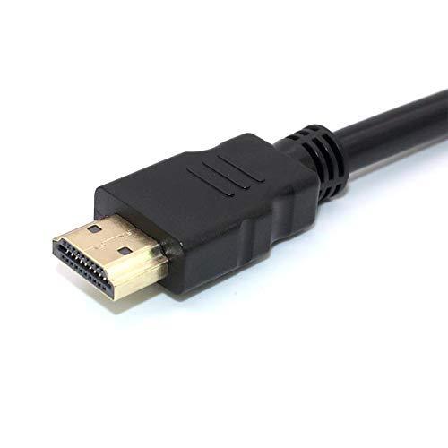 Marmoin HDMI Cable Splitter 1 in 2 Out HDMI Adapter Cable HDMI Male to Dual HDMI Female 1 to 2 Way, Support Two TVs at The Same Time, Signal One In Two Out