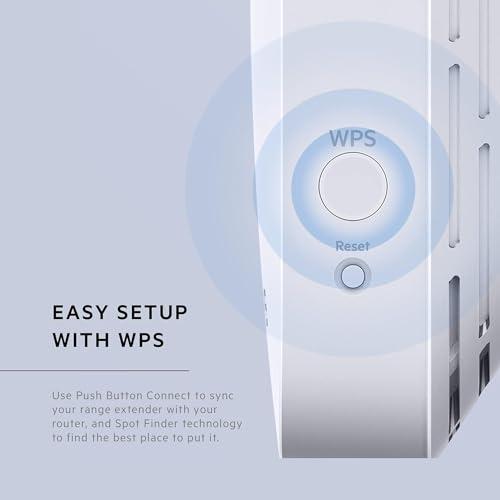 Linksys Linksys WiFi 6 Wireless Range Extender | 1.8 Gbps Speed | 2,000 Sq. FT Coverage | RE7350-AMZ | 2024 Release