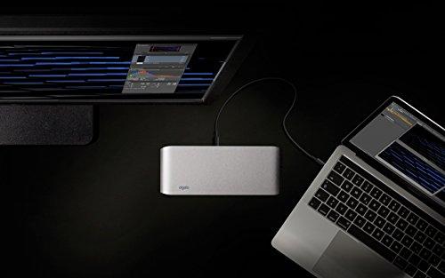 Elgato Elgato Thunderbolt 3 Dock - with 50 cm Thunderbolt Cable, 40Gb/s, Dual 4K Support, 2x Thunderbolt 3 (USB-C), 3x USB 3.0, Audio Input and Output, Gigabit Ethernet, Aluminum Chassis