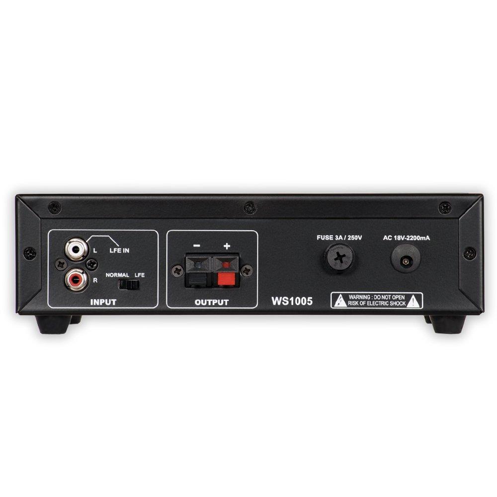 Acoustic Audio by Goldwood Acoustic Audio HD-S10 in Wall 10" Home Theater Passive Subwoofer Speaker and Amplifier