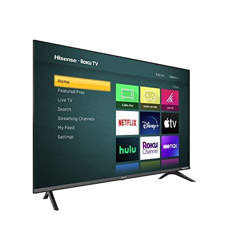 Hisense Hisense 32-Inch Class H4 Series LED Roku Smart TV with Google Assistant and Alexa Compatibility (32H4G, 2021 Model)