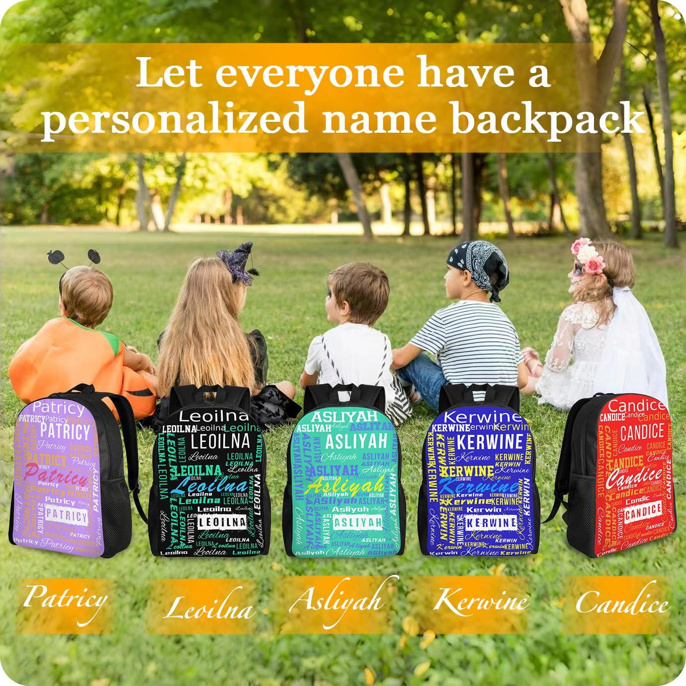 Boneker Boneker Custom Backpack Personalized Backpack with 1-9 Photo Customize Your Image Text Name Logo Waterproof Laptop Bag (1 Photo)