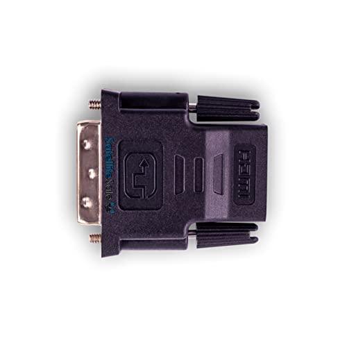 SatelliteSale SatelliteSale Bi-Directional Male DVI-D to Female HDMI Adapter 1080p Full HD PVC Black Converter
