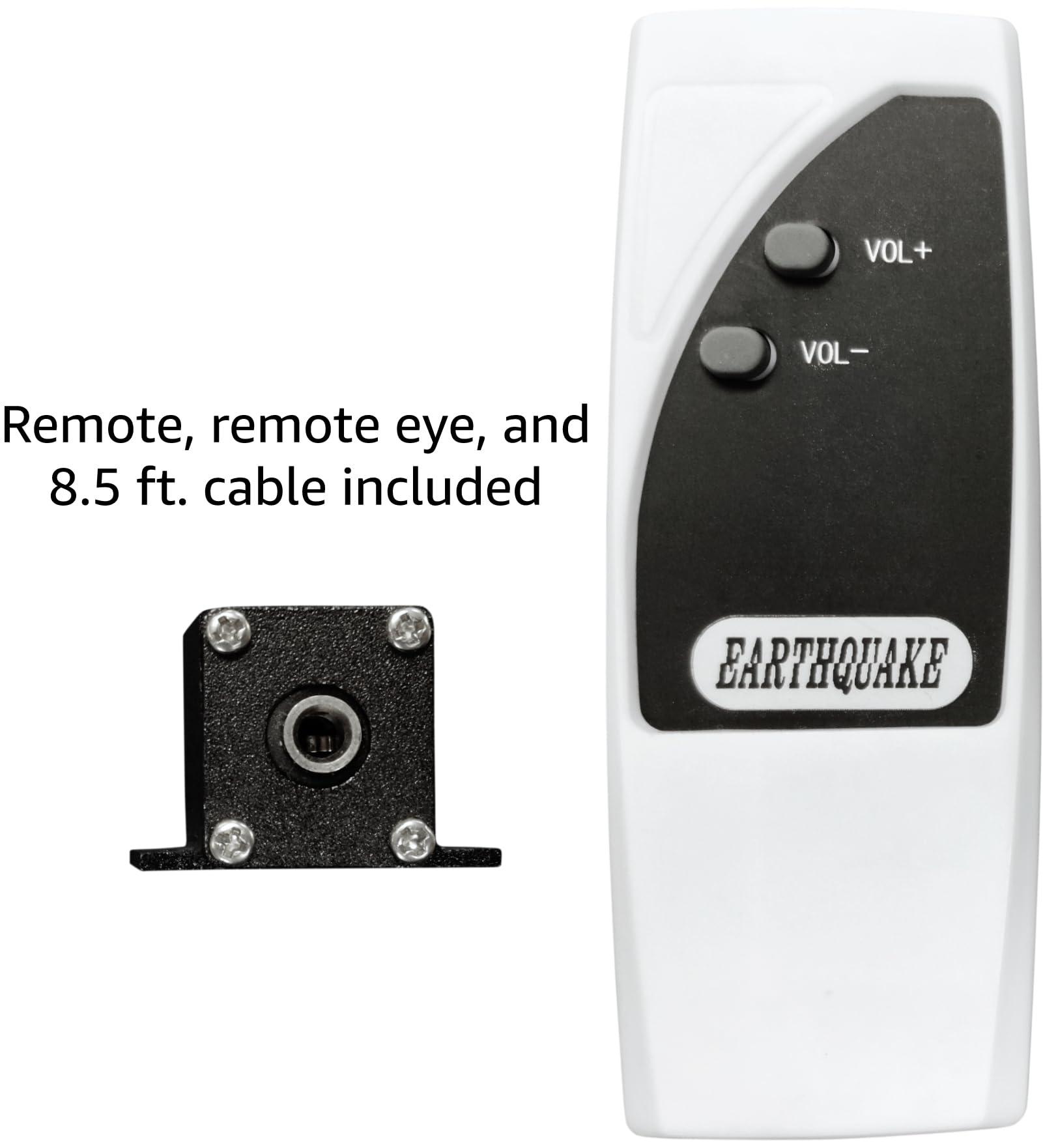 EARTHQUAKE EARTHQUAKE Sound Supernova Luminous LU-12 12-Inch Powered Subwoofer with SLAPS V2 Passive Radiator, Piano Black