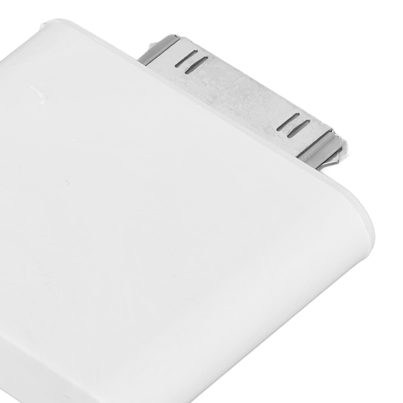 VBESTLIFE VBESTLIFE 30 Pin Bluetooth Adapter Receiver, Bluetooth Transmitter Plug and Play & Automatic Compatible with iOS Pod and Other 30 Pin Dock Speakers (White)