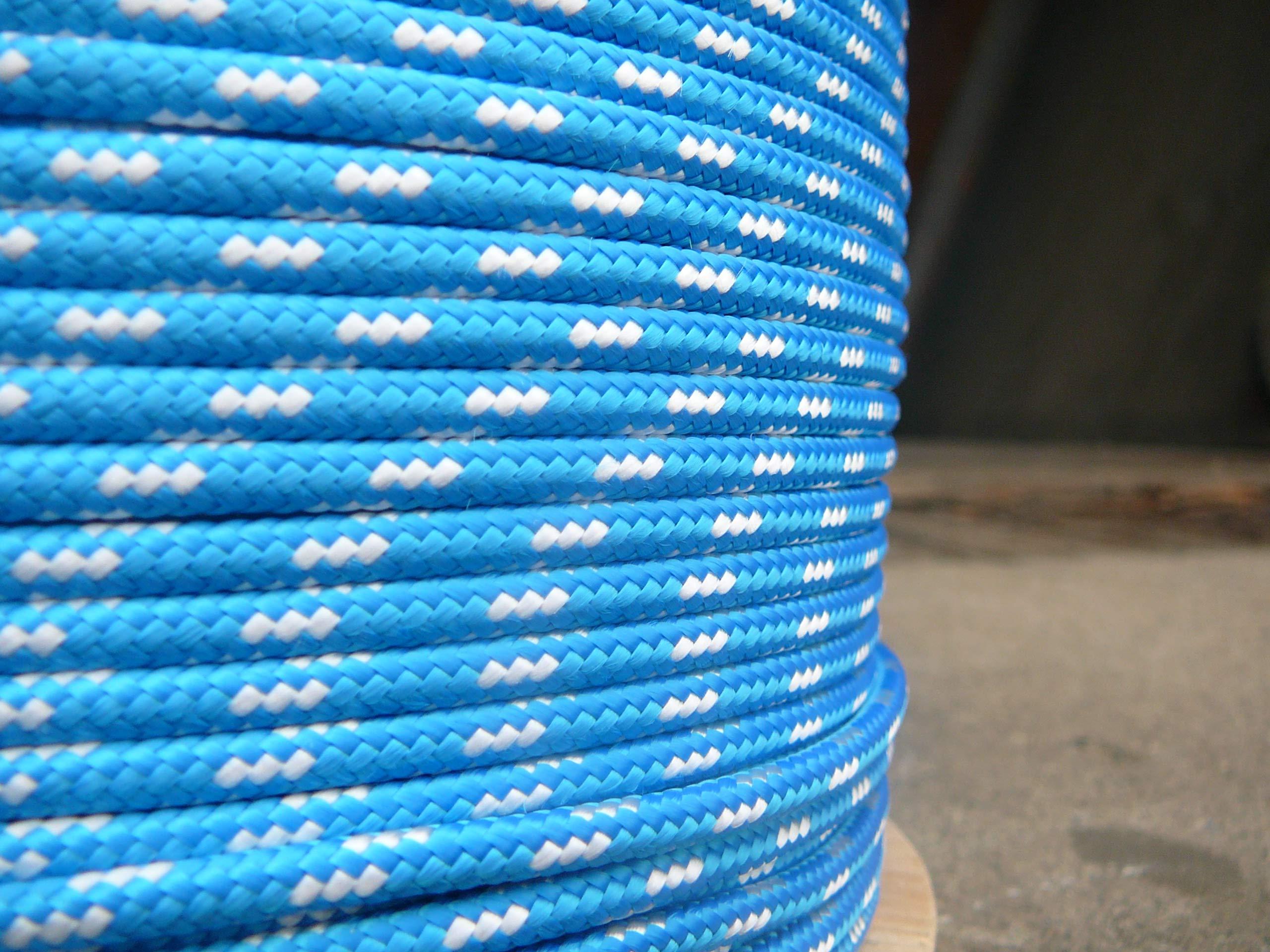 Novabraid Novabraid XLE Double Braid Dacron Sheet Halyard Line 3/16" x 100' Blue/White
