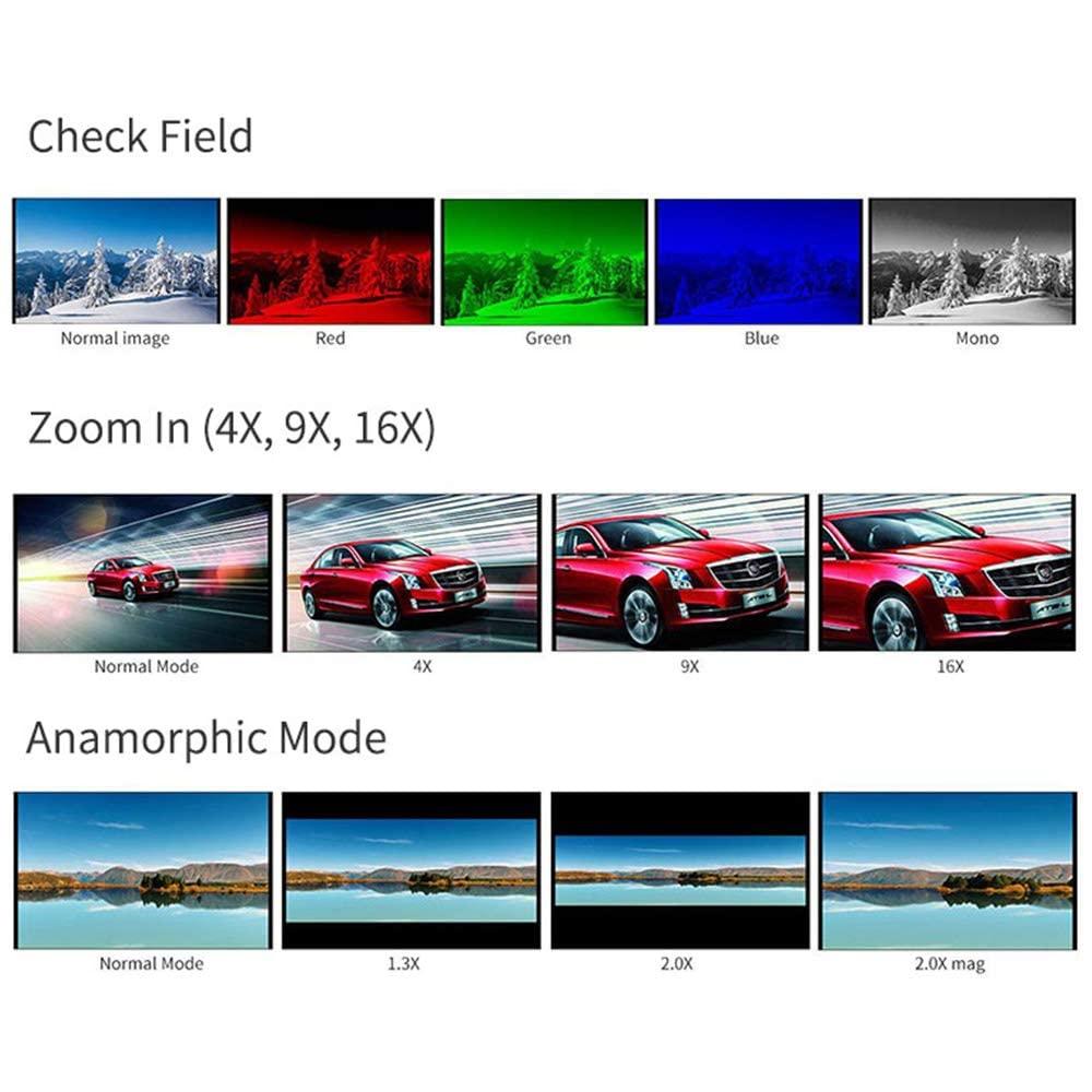 FEELWORLD FEELWORLD FW568 5.5 Inch 4K DSLR Camera Field Monitor IPS Full HD 1920x1080 Support HDMI Input Output Tilt Arm with Battery and Charger