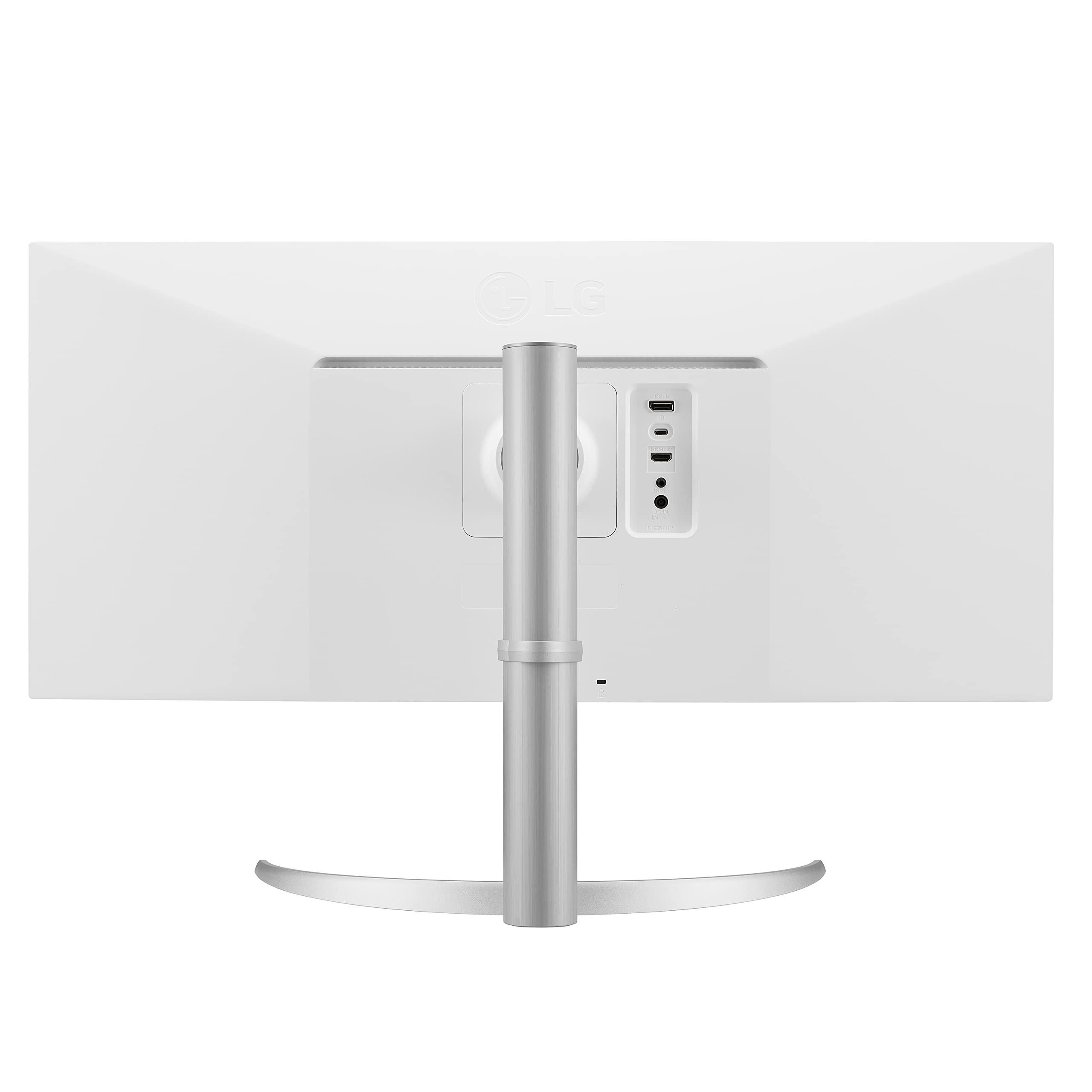 LG LG 34WQ650-W 34 Inch 21:9 UltraWide Full HD (2560 x 1080) 100Hz IPS Monitor, 100Hz Refresh Rate with RGB 99% Color Gamut, VESA DisplayHDR 400, USB Type-C, AMD FreeSync, Tilt/Height Adjustable Stand