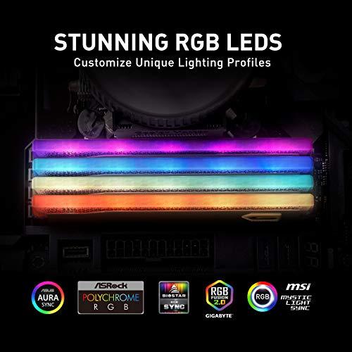 GeIL GeIL Orion RGB DDR4 RAM, 16GB (8GBx2) 3200MHz 1.35V XMP2.0, Intel/AMD Compatible, Long DIMM High Speed Desktop Memory, Hardcore Immersive Gaming/Multimedia Content Creation/Quality Live Streaming