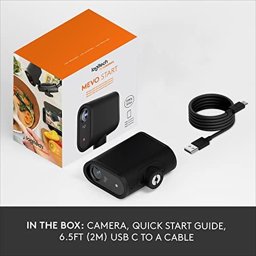 Logitech for Creators Logitech for Creators Mevo Start, Wireless Live Streaming Camera, 1080p HD Video Quality, Intelligent App Control, Stream via LTE or Wi-Fi - Black
