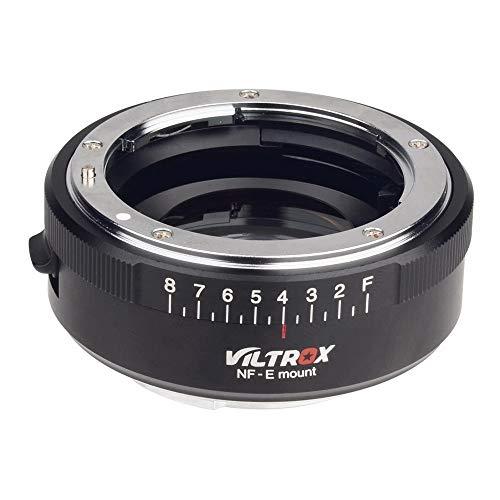 VILTROX VILTROX NF-E 0.71x Focal Length Reducer Speed Booster Mount Adapter Ring Lens Adapter for Nikon F Mount Lens to Sony E Mount Camera