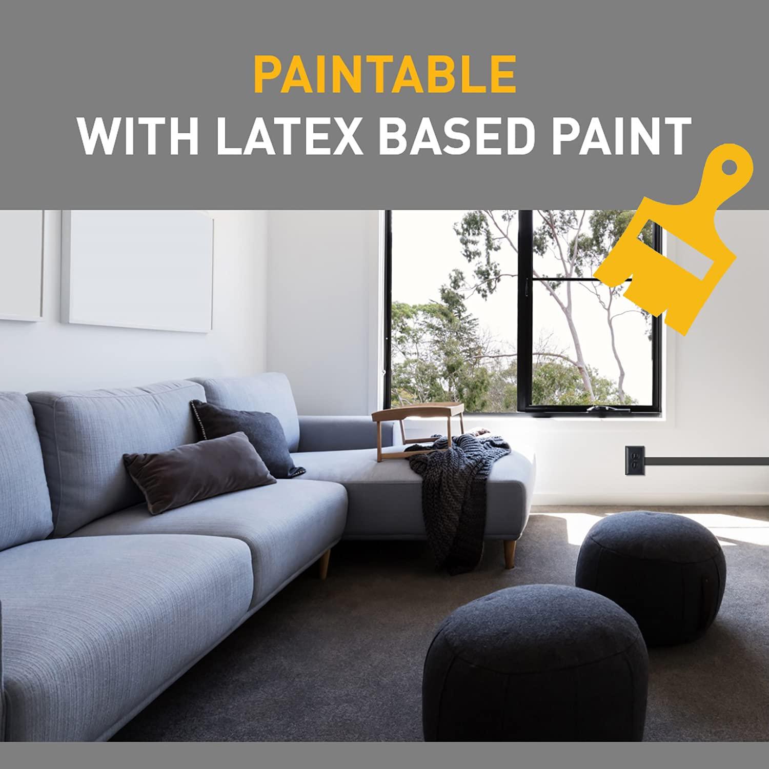 Wiremold Wiremold Plastic Nonmetallic Raceway, Extending Power, On-Wall Single-Gang Outlet, Ivory, NM2 (Pack of 2)